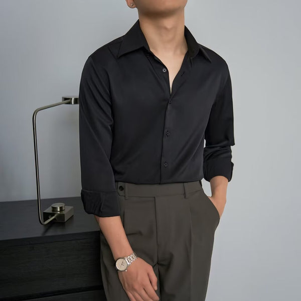 Korean Style Black Shirt