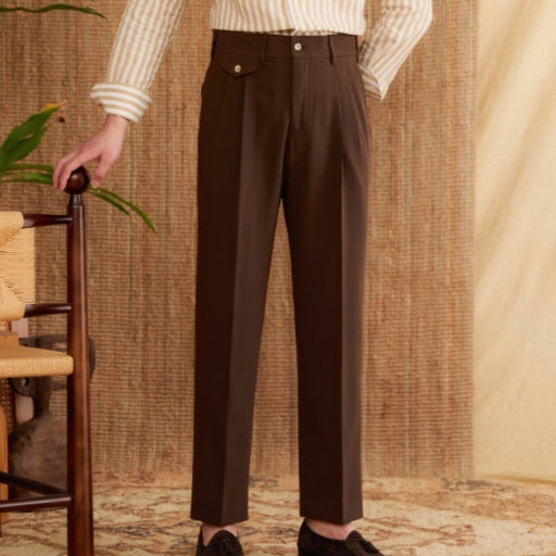 Straight Fit Trousers