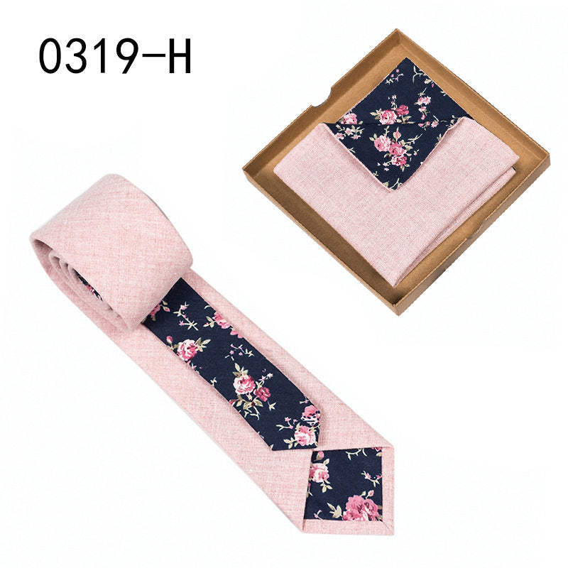 Floral Cotton Tie