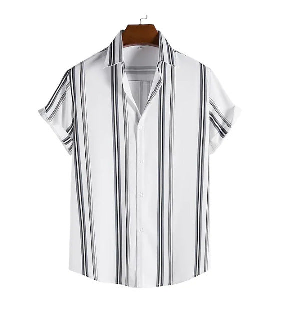 Chemise à rayures pour homme