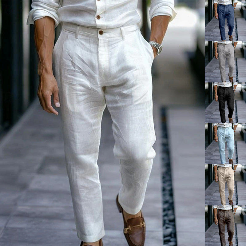 Solid Color Pants