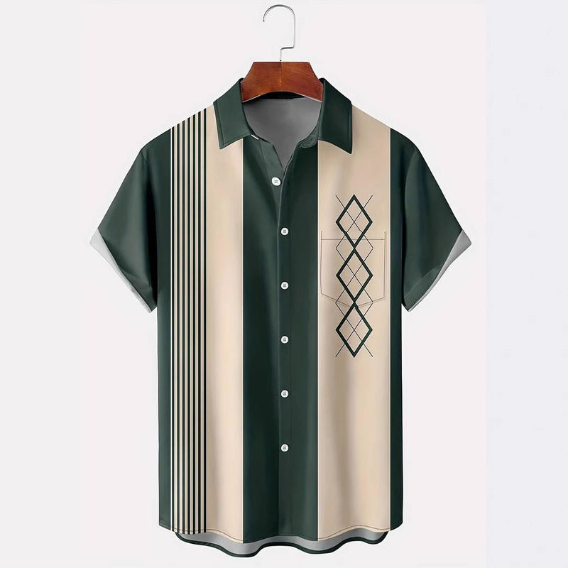 Contrast Color Shirt