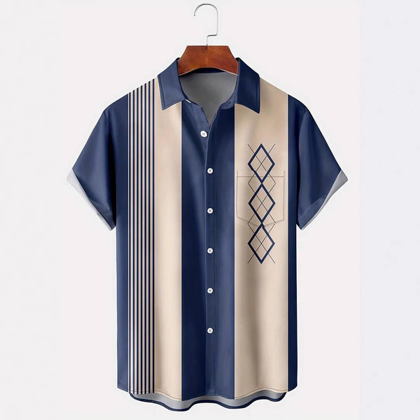 Contrast Color Shirt