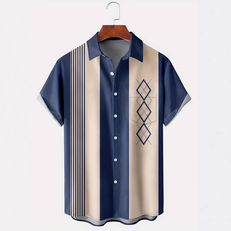 Contrast Color Shirt