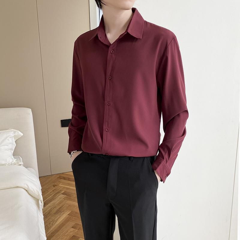 Men’s Wine Red Shirt