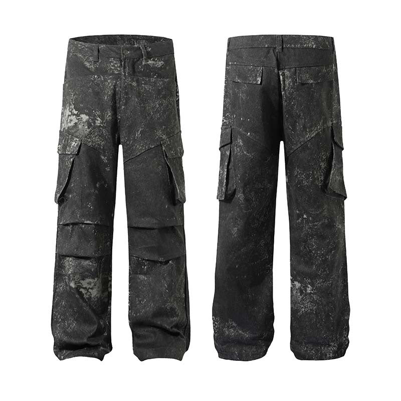 Pleated Cargo Pants