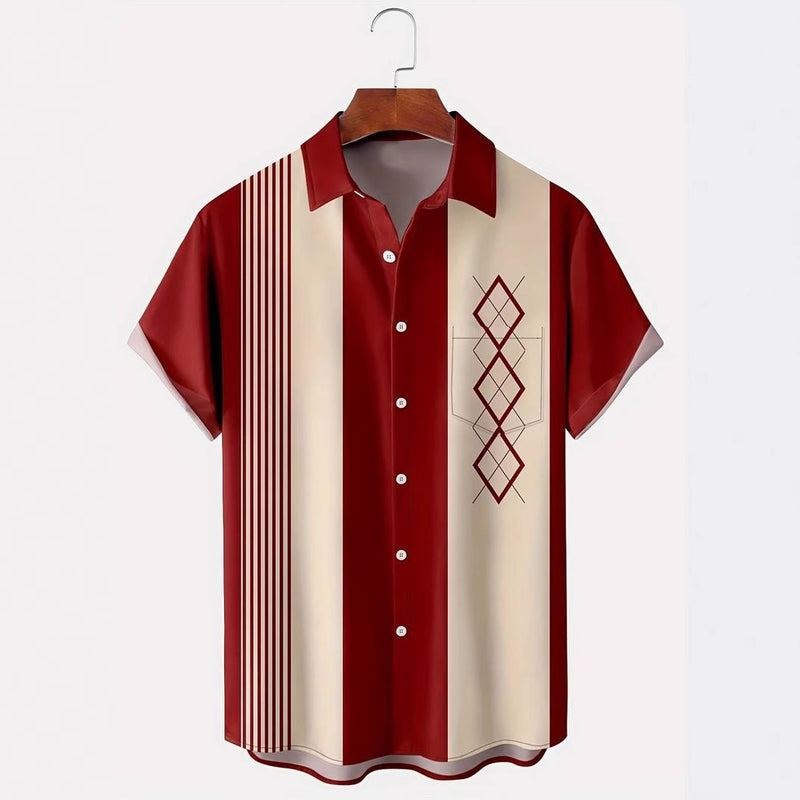 Contrast Color Shirt