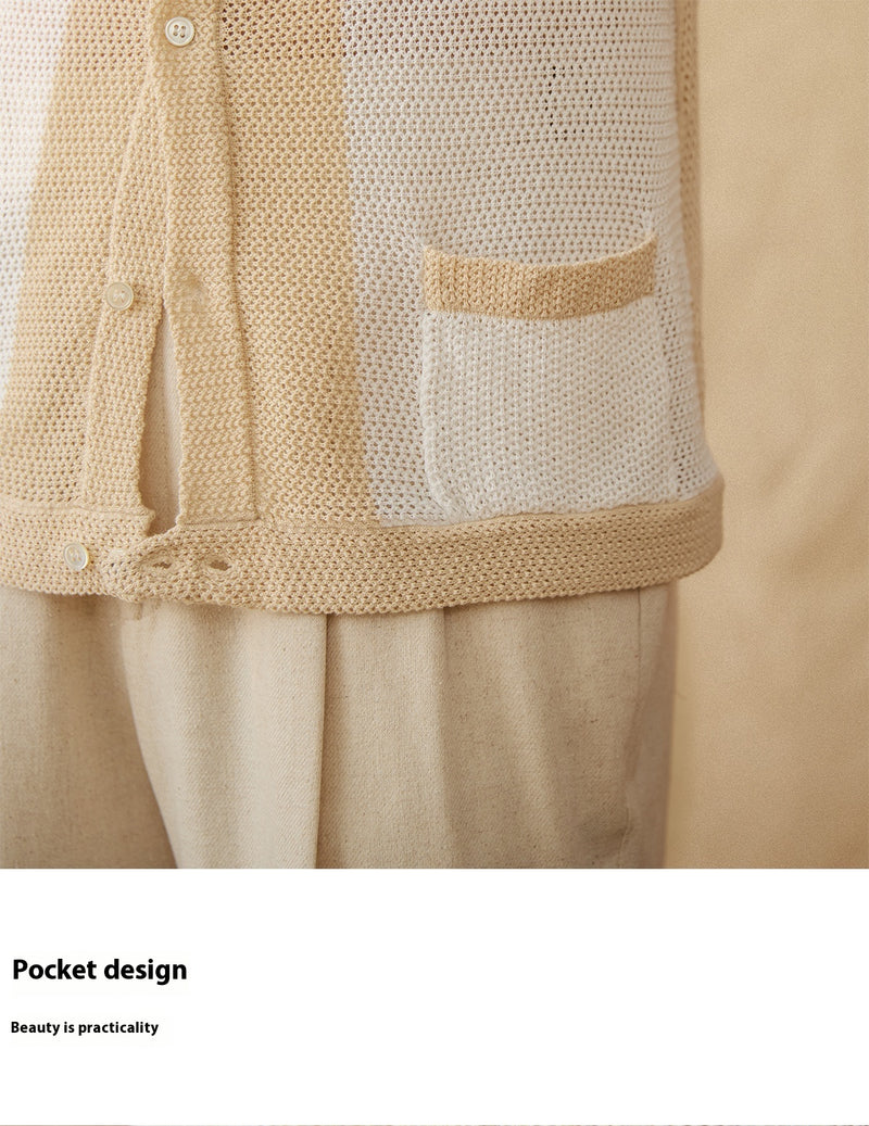 Hollow Knit Tee