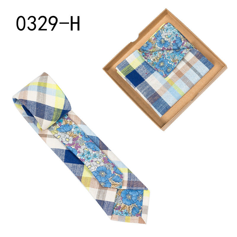 Floral Cotton Tie
