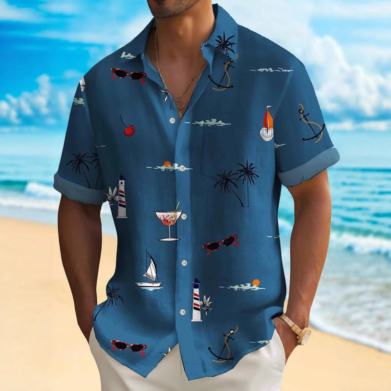 Hawaiian Print Shirt