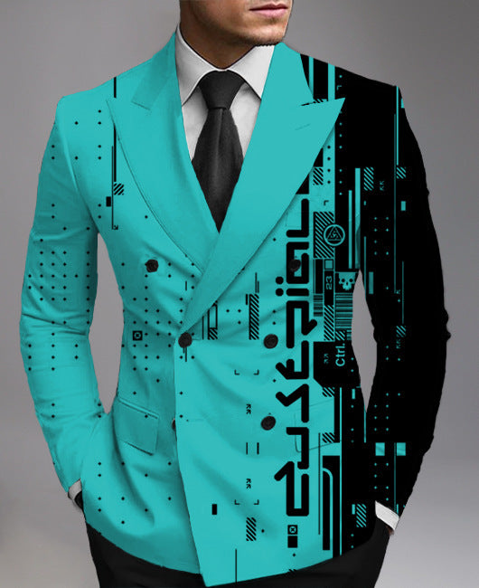 Men’s Printed Suit