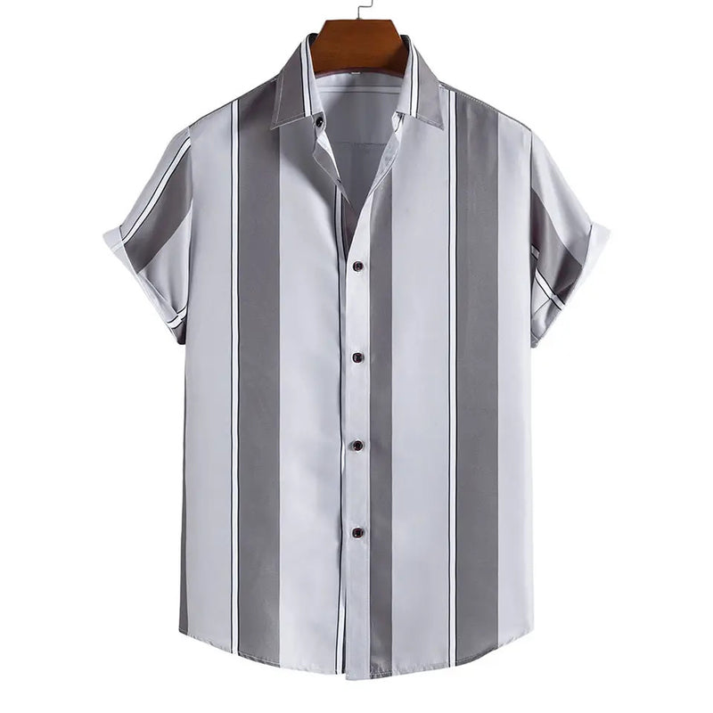 Chemise à rayures pour homme