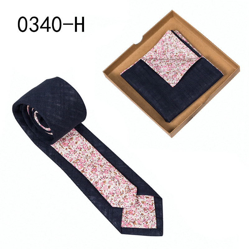 Floral Cotton Tie