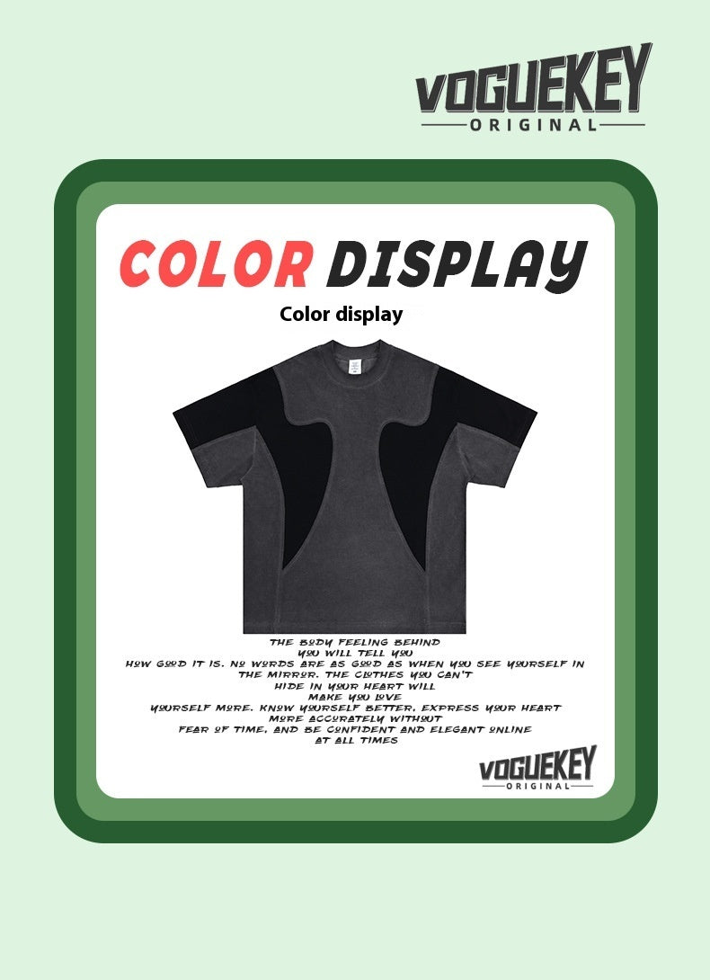 Contrast Color Tee