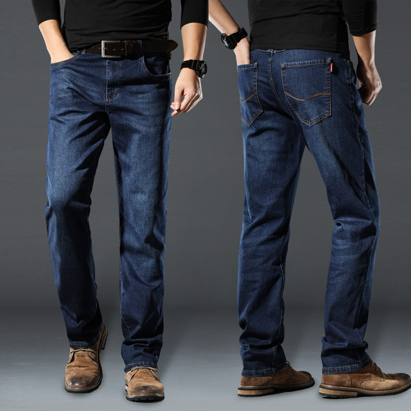 Elastic Loose Fit Jeans
