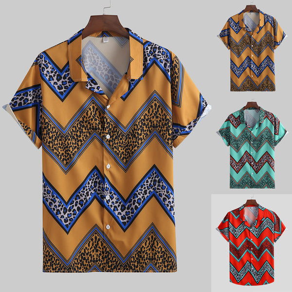 printed short-sleeved shirt