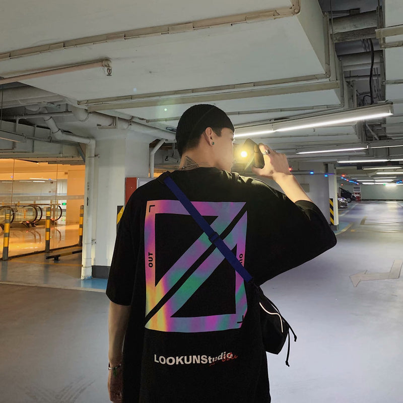 Laser colorful T-shirt