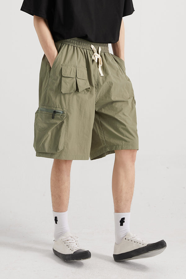 Multi-pocket Cargo Shorts