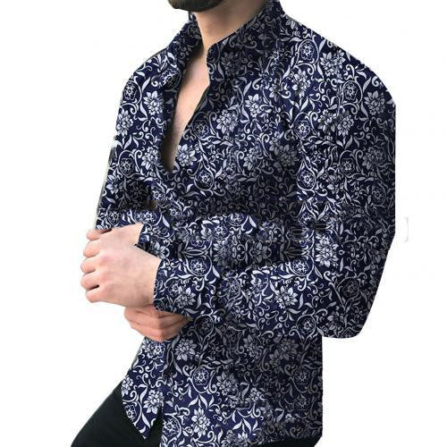 Printed Flower Shirt