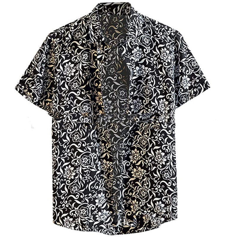 Printed Flower Shirt
