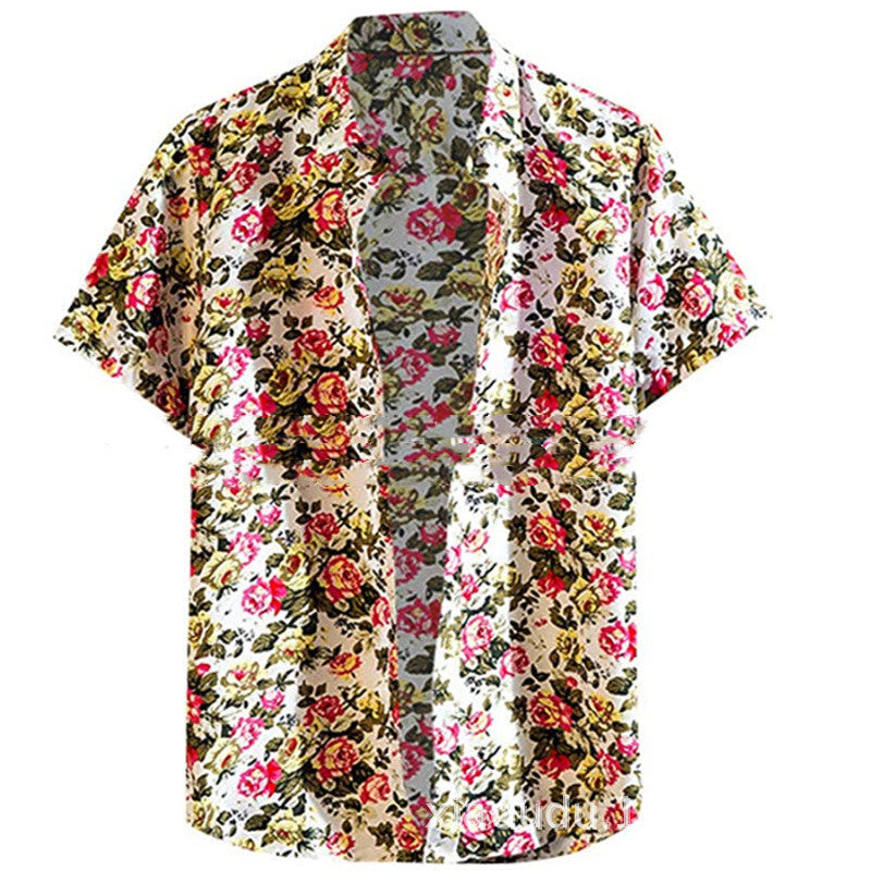 Printed Flower Shirt