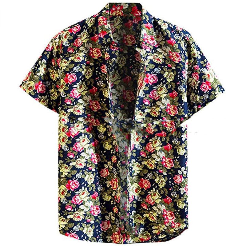 Printed Flower Shirt