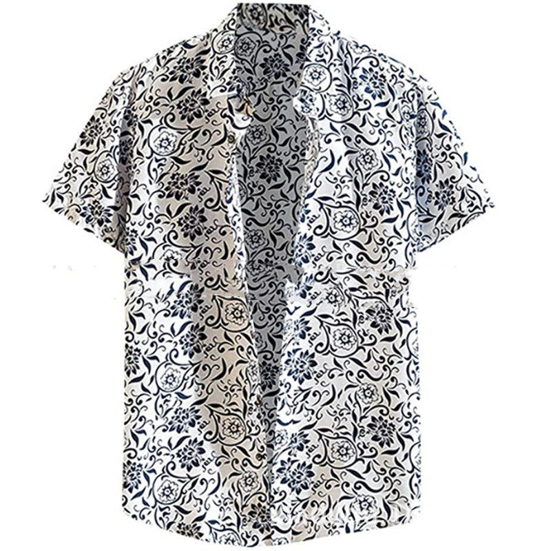Printed Flower Shirt