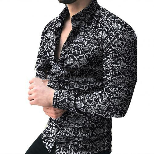 Printed Flower Shirt