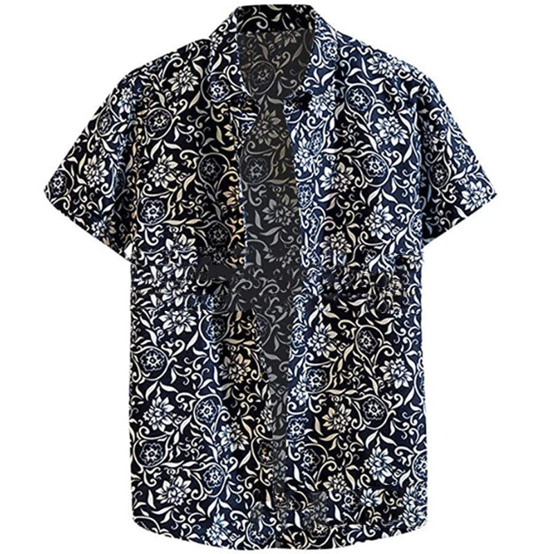 Printed Flower Shirt