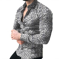 Printed Flower Shirt