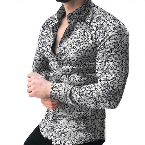 Printed Flower Shirt