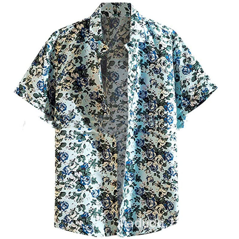 Printed Flower Shirt