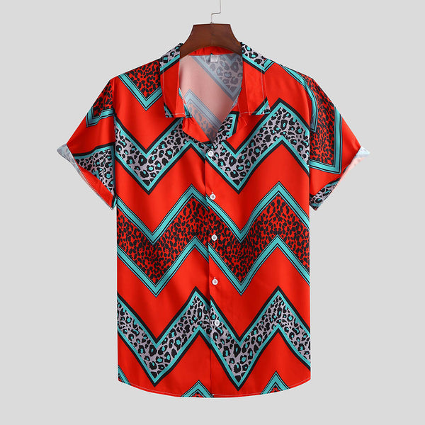 printed short-sleeved shirt