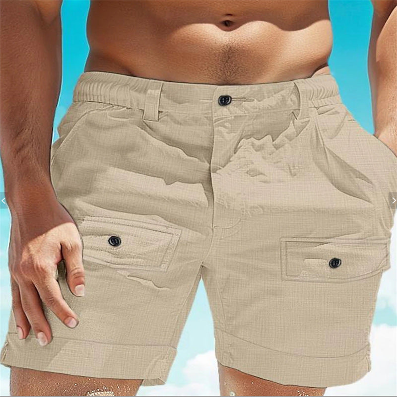 Button Pocket Shorts