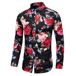 Lapel Print Shirt