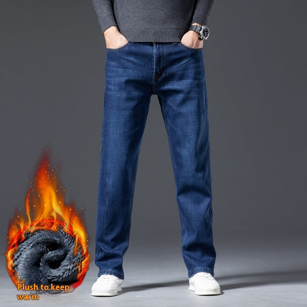 Fleece Plus Size Jeans
