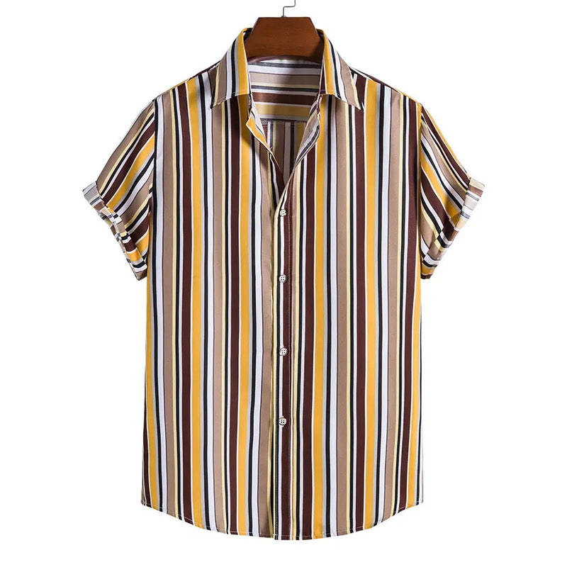 Chemise à rayures pour homme