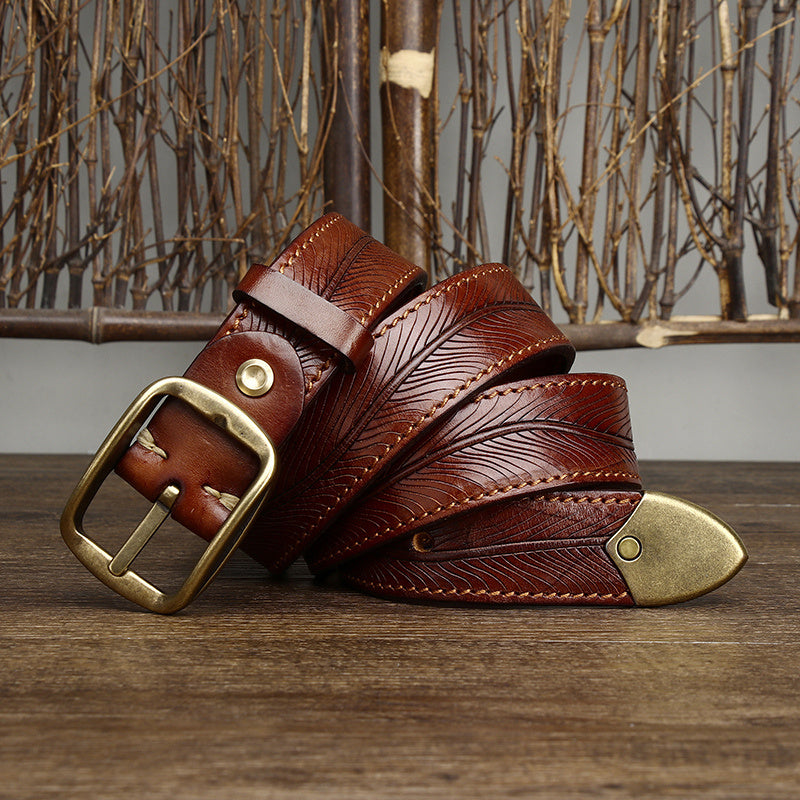Thick Leather Belt
