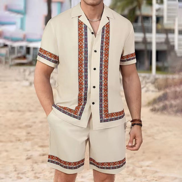 Printed Shirt Set