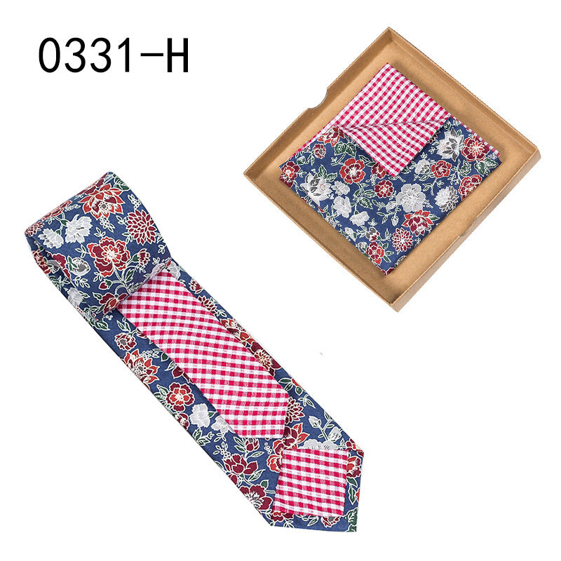 Floral Cotton Tie