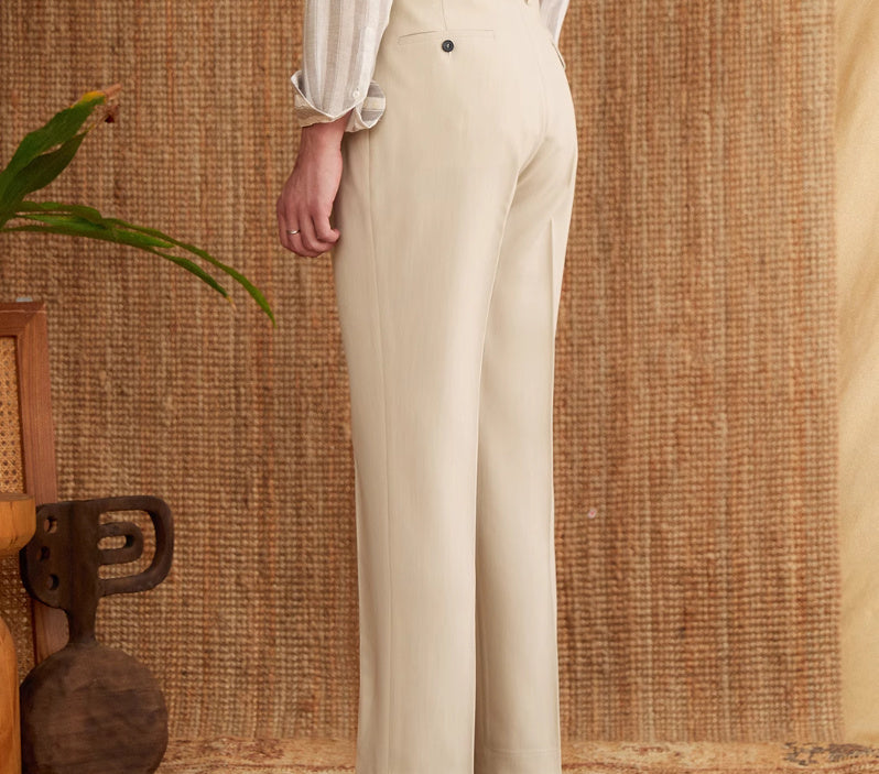 Straight Fit Trousers