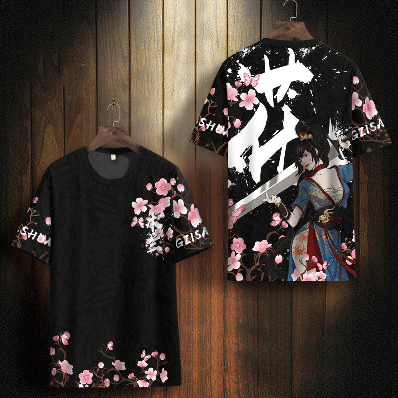Printed casual T-shirt