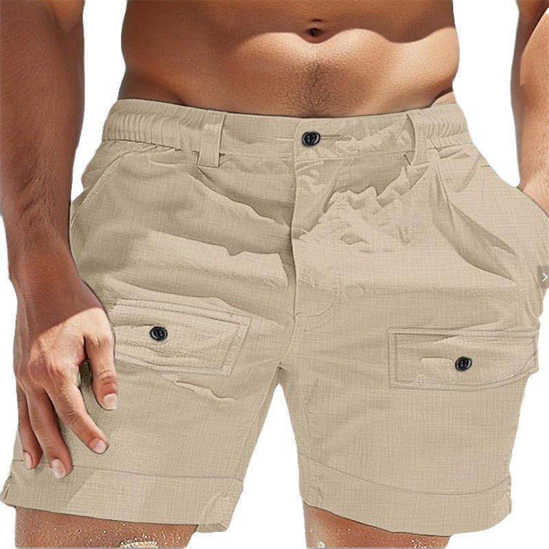 Button Pocket Shorts