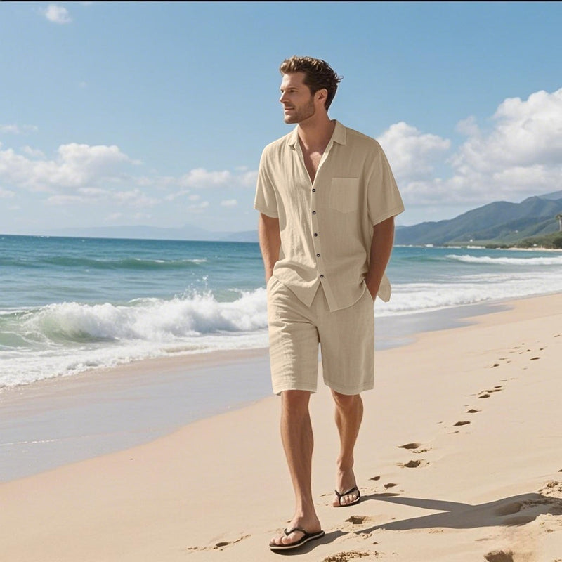 Linen Beach Suit
