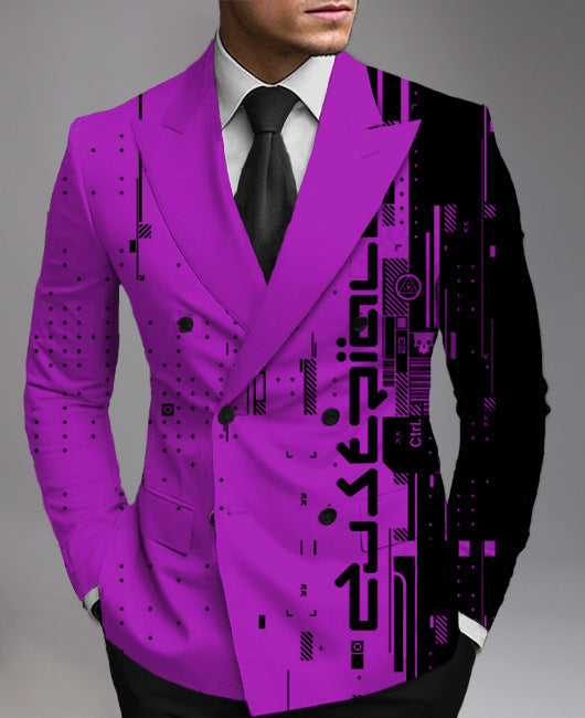 Men’s Printed Suit