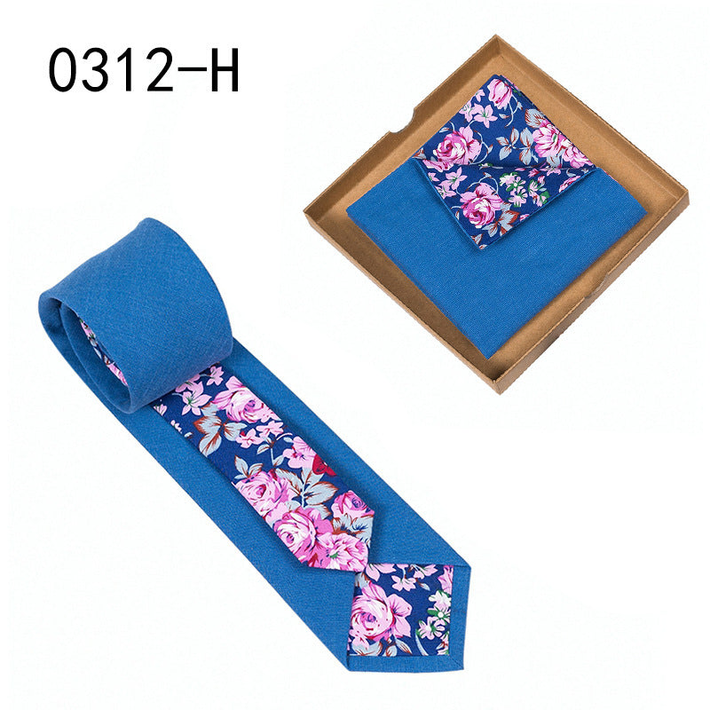 Floral Cotton Tie