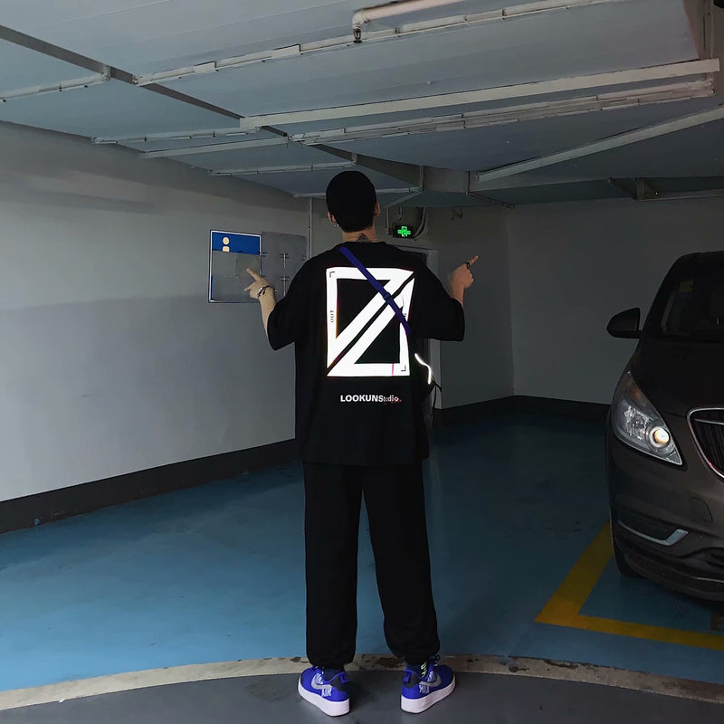 Laser colorful T-shirt