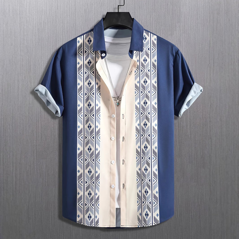 Contrast Color Shirt