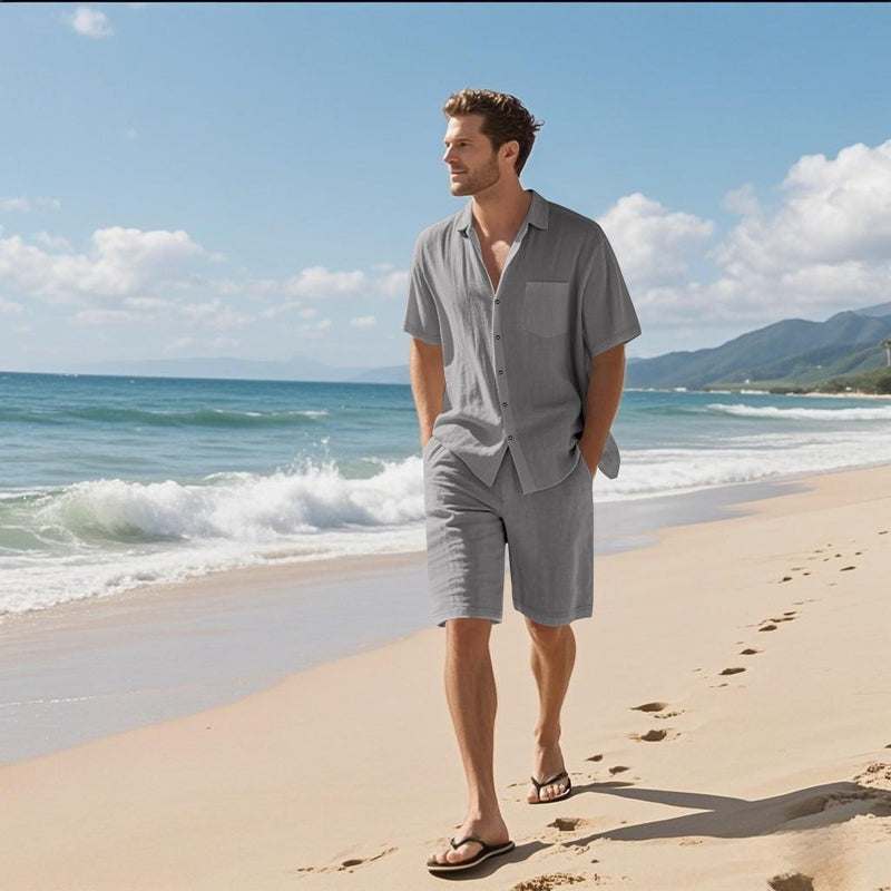 Linen Beach Suit