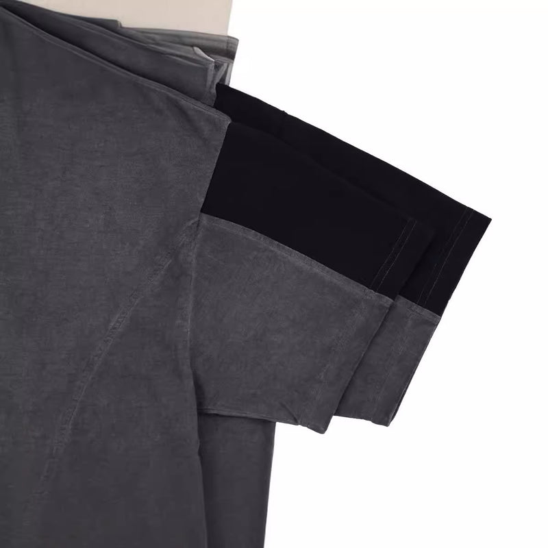 Contrast Color Tee